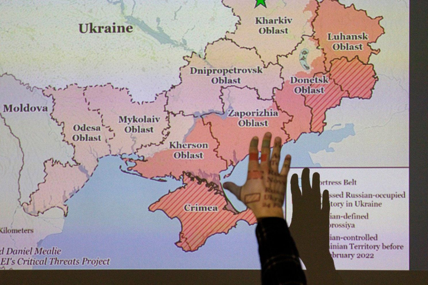 map of Ukraine