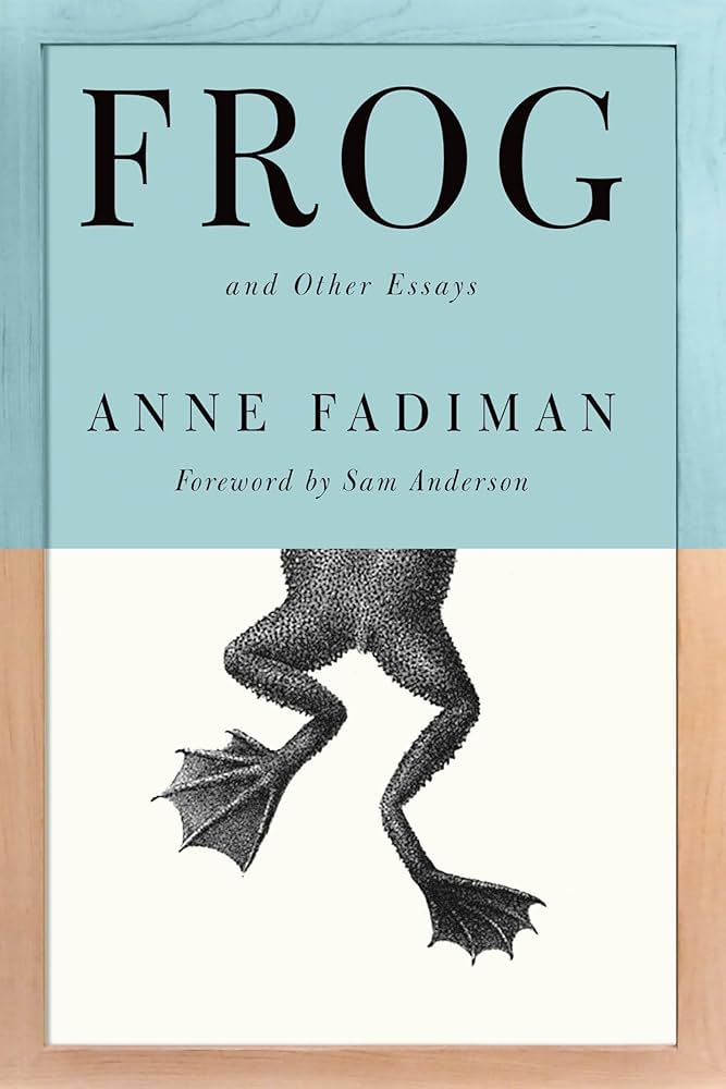 Frog and other essays book cover