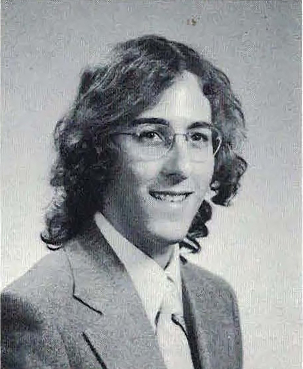 Alan Garber's Harvard yearbook photo.