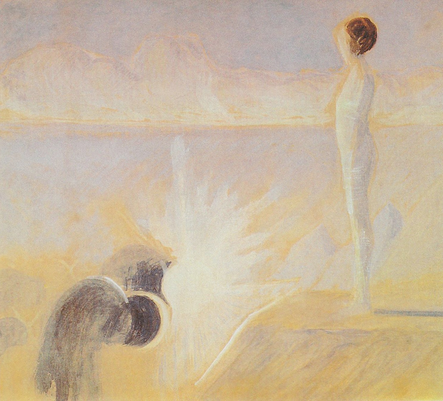 Painting "Joseph's Dream" by Mikalojus Konstantinas Ciurlionis.